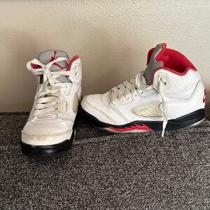 Nike Kids Sneakers White and Red